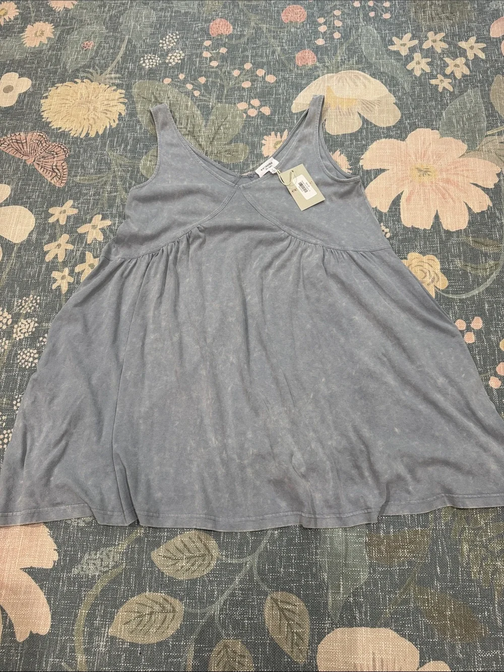 NWT ee:some Speak Out Dress with mineral wash Sz small